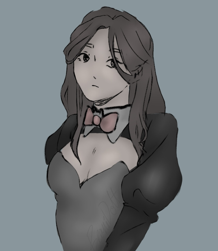 Would I wear this in real life? No. Drawing myself in it for a pfp? Yes.