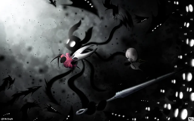 Bernichill's tweet image. Romper un patrón no es glamuroso. No es heroico. Silksong lo muestra tal cual: romper la herencia duele y tiene costo.
#GamingAnalysis