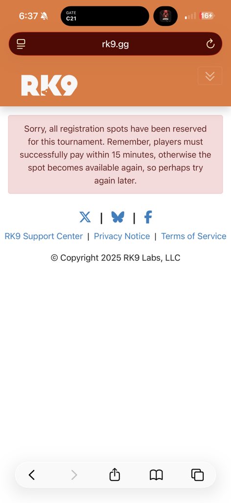 Bricked out of the hometown regionals by United airlines Wi-Fi and 2FA 😔