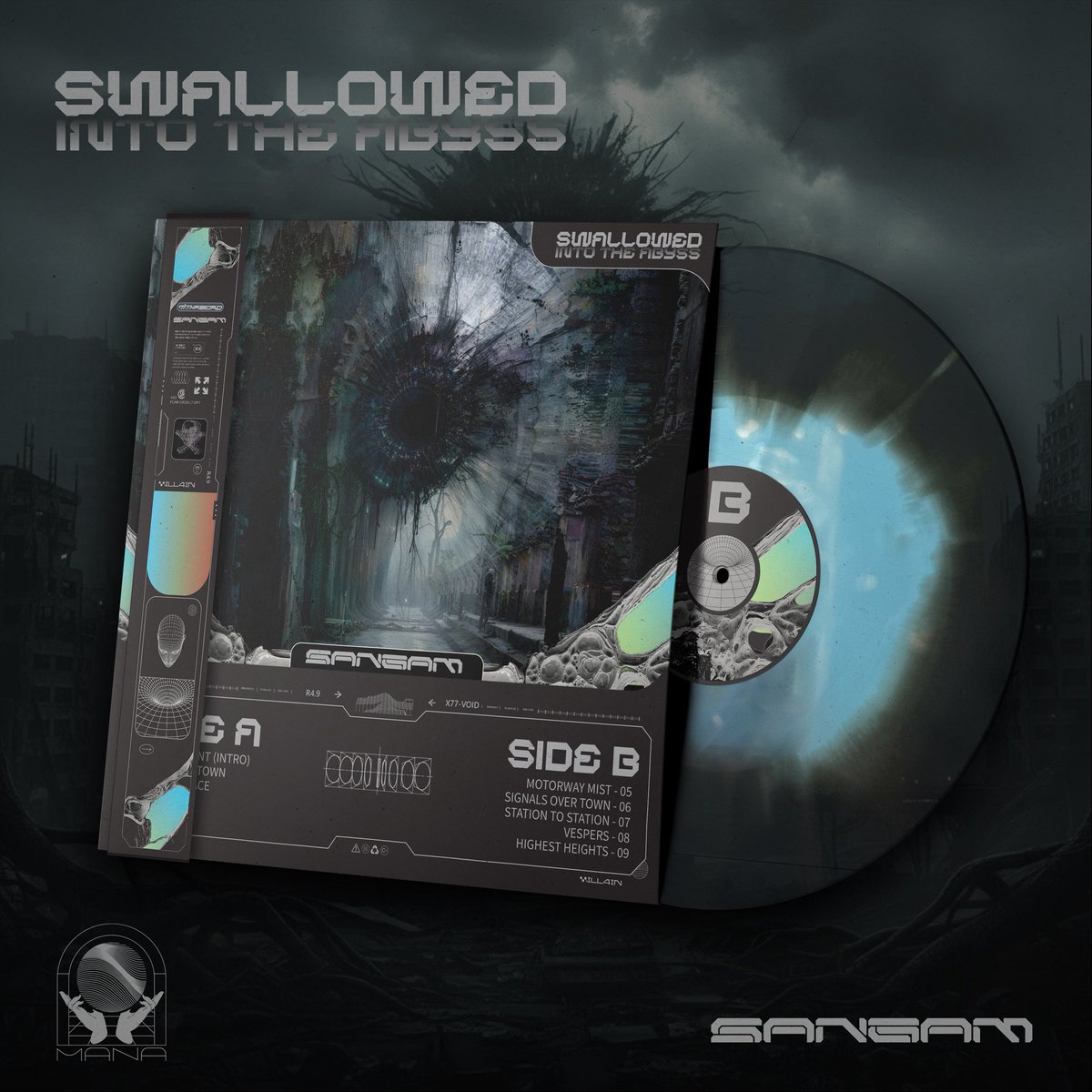 HVRTSangam's tweet photo. ⚠️☔️

My First Debut Album, Rewinding Back to 2012 “Swallowed Into The Abyss” Coming on Vinyl For The First Time. Shouts to Vill4in with the beautiful treatment.

Available November 14th 2025 https://t.co/oqLwovFz4H https://t.co/8yebCUD01e