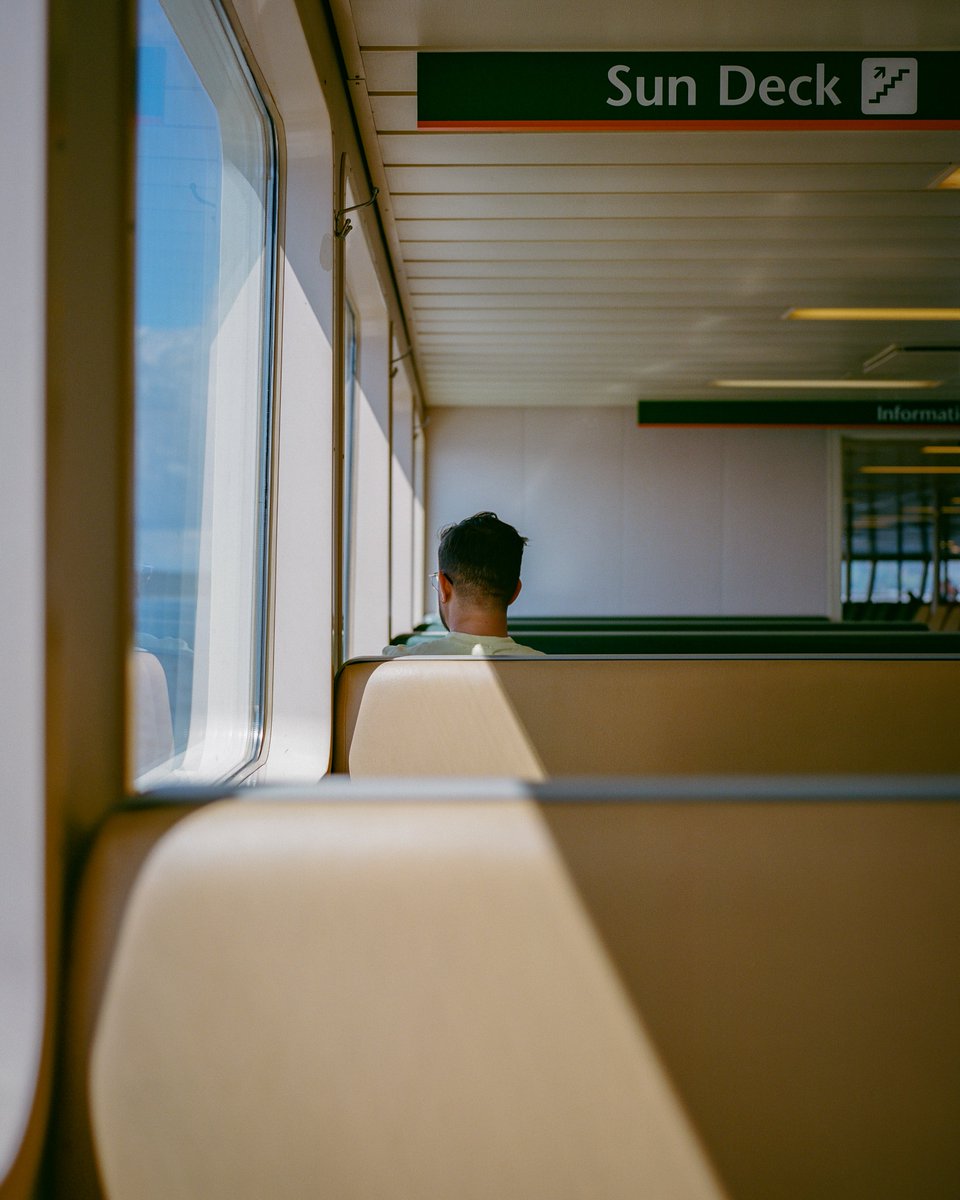 Passengers on the ferry