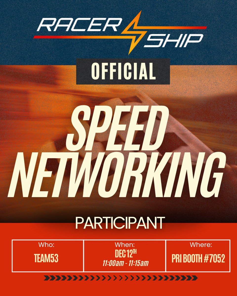 We’re headed to PRI and bringing my daughter with! We’ll be at the <a href="/racership_/">Racership</a> booth on Friday! Stop by and say hi!