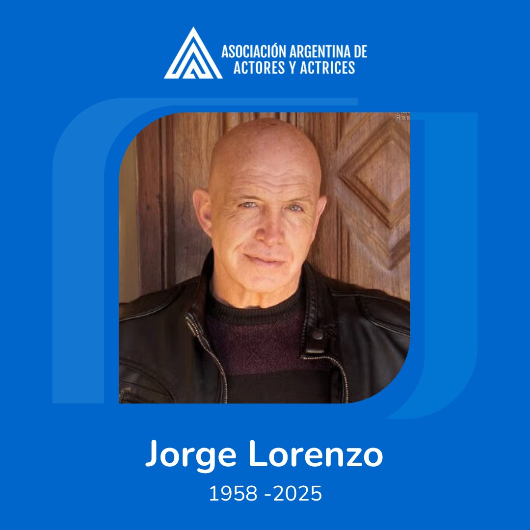 actoresprensa's tweet image. Con profunda tristeza despedimos al actor Jorge Lorenzo, de extensa trayectoria en cine, televisión y teatro. Acompañamos con nuestro afecto y respeto a sus seres queridos en este difícil momento.
actores.org.ar/jorge-lorenzo/