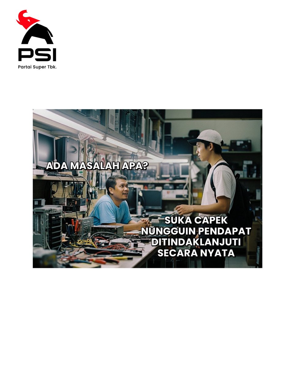 psi_id's tweet photo. Life itu sering butuh curhat (sesekali dicurhatin juga sih) dan sering gak didengerin. Tapi bakal berubah kalo bareng PSI 😍🐘

#JoinPSI
#PSISuperTbk
#IndonesiaMaju
#SemangatPSI
#PSI https://t.co/EVEwVn07nt