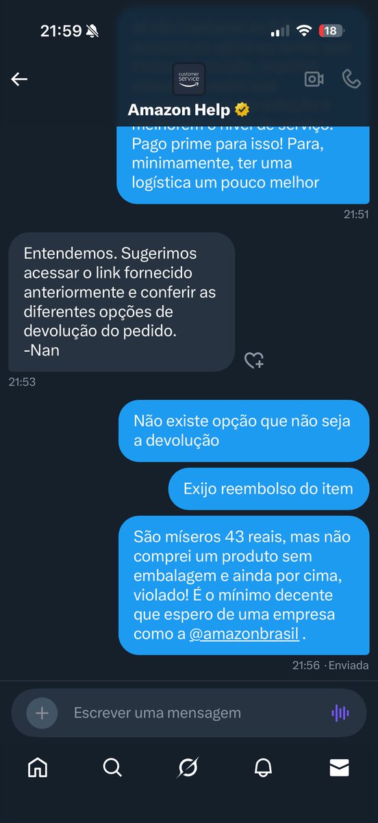 franvirardi's tweet photo. @amazonbrasil @AmazonHelp Segue o fio https://t.co/NakU9FWikn