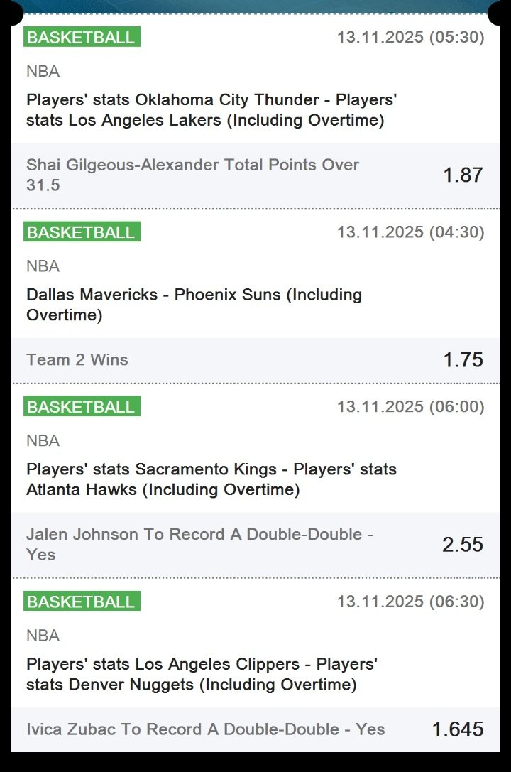 MasterBetUG's tweet image. 13 odds
NBA player picks 
Let's go 
#nbapicks #masterbetug