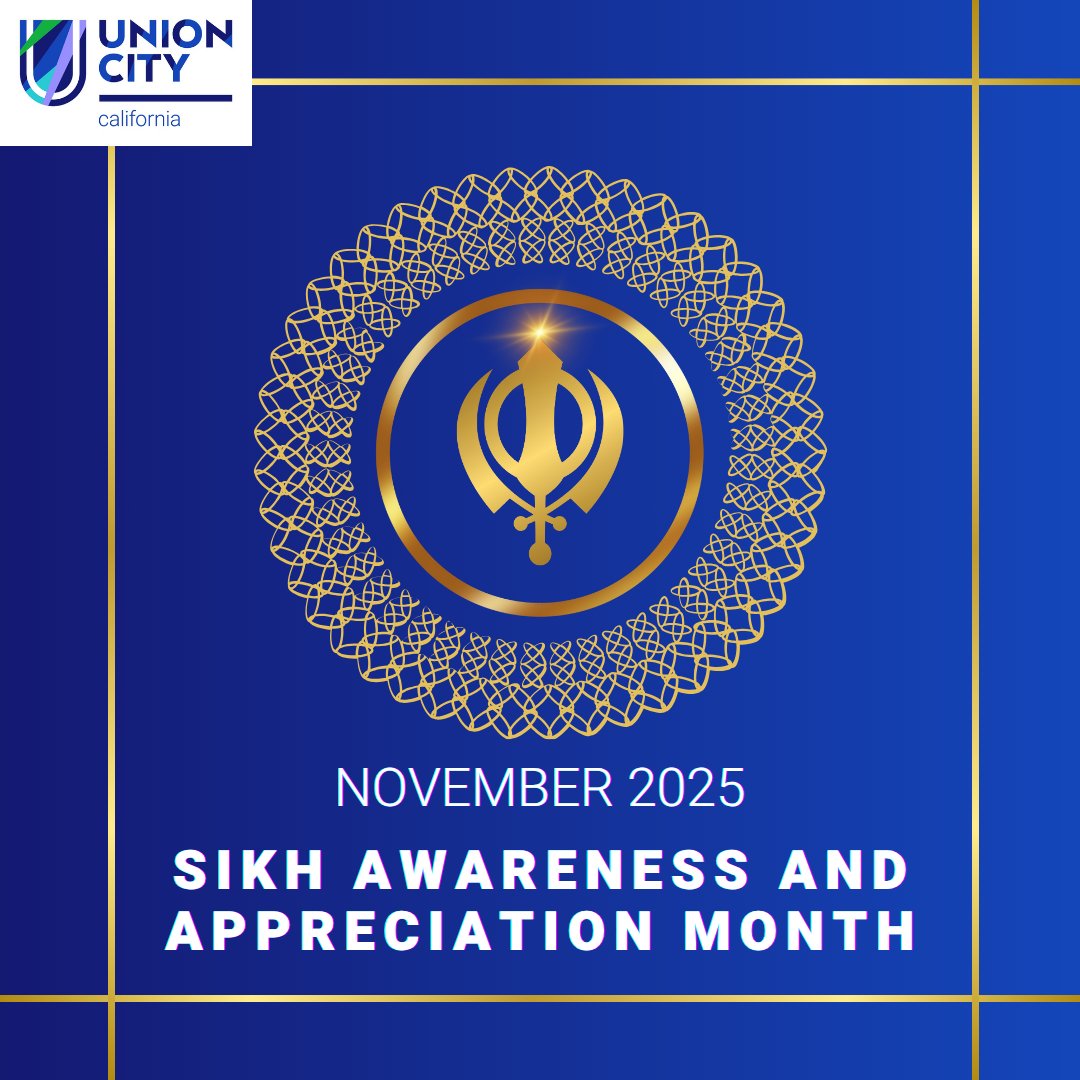 November is Sikh Awareness and Appreciation Month! We honor the Sikh community’s deep roots and lasting impact in California and Union City through service, equality, and compassion.

#MyUnionCity #UnionCityCA ##SikhAwarenessandAppreciationMonth