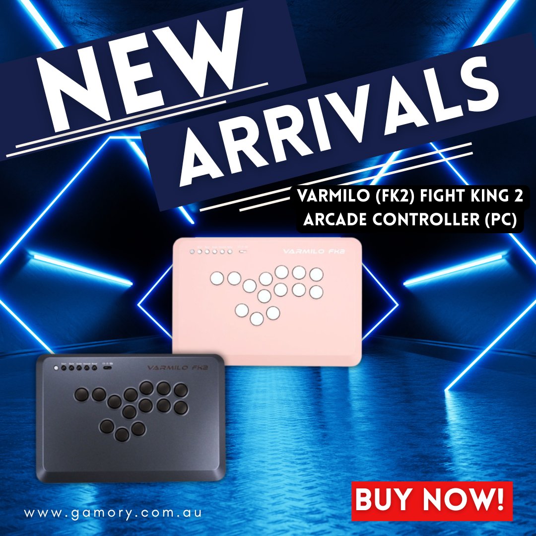 Gamory_AU's tweet photo. 🎮 Elevate your fighting game setup with Varmilo’s Arcade Controllers, now at Gamory! 🕹️

💥Unleash your skills with the Kassai Arcade Stick, Kassai Arcade Stick Pro, or Fight King 2.⚡

Get yours today at Gamory! 🎮

➡️ https://t.co/FTRPV5Ahyx

#Varmilo #Kassai #FK2 #Gamory https://t.co/y1qMyMK9H9
