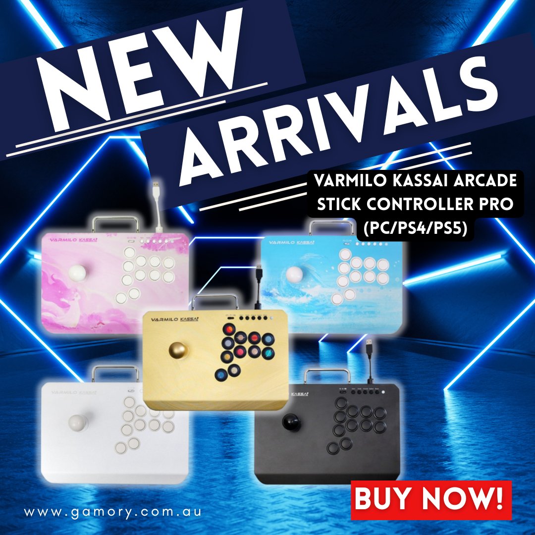 Gamory_AU's tweet photo. 🎮 Elevate your fighting game setup with Varmilo’s Arcade Controllers, now at Gamory! 🕹️

💥Unleash your skills with the Kassai Arcade Stick, Kassai Arcade Stick Pro, or Fight King 2.⚡

Get yours today at Gamory! 🎮

➡️ https://t.co/FTRPV5Ahyx

#Varmilo #Kassai #FK2 #Gamory https://t.co/y1qMyMK9H9