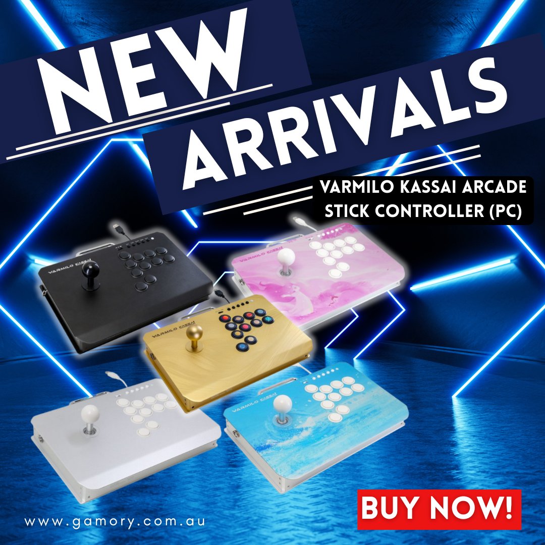 Gamory_AU's tweet photo. 🎮 Elevate your fighting game setup with Varmilo’s Arcade Controllers, now at Gamory! 🕹️

💥Unleash your skills with the Kassai Arcade Stick, Kassai Arcade Stick Pro, or Fight King 2.⚡

Get yours today at Gamory! 🎮

➡️ https://t.co/FTRPV5Ahyx

#Varmilo #Kassai #FK2 #Gamory https://t.co/y1qMyMK9H9