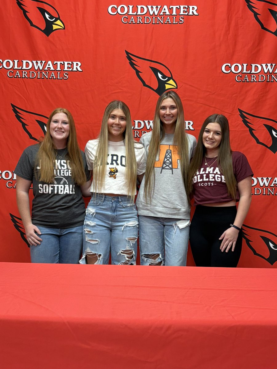 Congratulations to MacKenzie, Riley, Mya &amp; Maren as they are taking their athletic talents to the next level