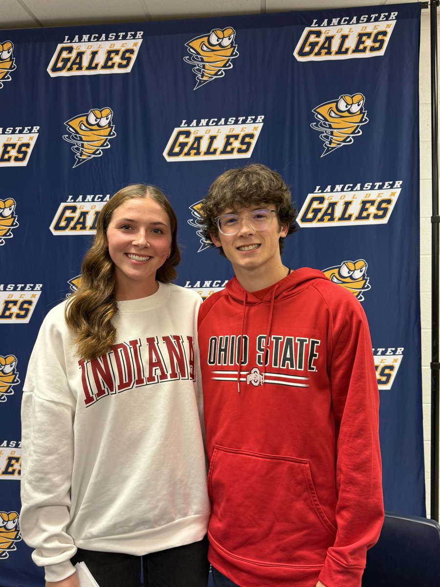 LadyGalesCC's tweet image. B1G things ahead for Harper and Brock. They signed their letters of intent to compete at the next level at Indiana and Ohio State. So proud of them!