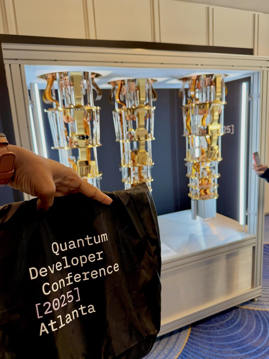 Abbas__muse's tweet photo. Day 1 at #QDC25 was incredible!
Grateful to be selected, surreal learning from the people building the future of quantum computing.From quantum advantage to error mitigation. the insights were powerful.On to Day 2!
@IBM @IBMQuantum https://t.co/67Q493cFK5