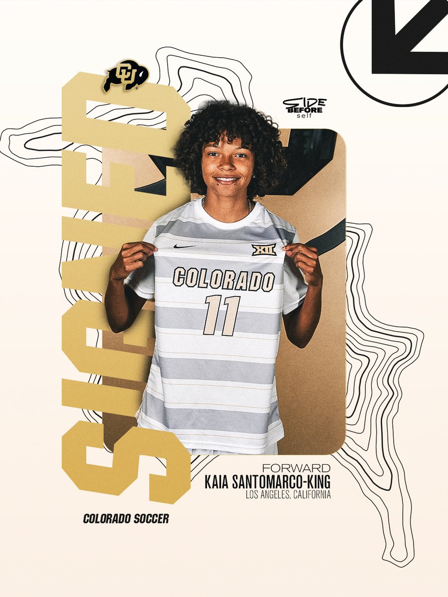 CUBuffsSoccer's tweet image. LA made. Boulder bound 🏔️

#SideBeforeSelf // #GoBuffs
