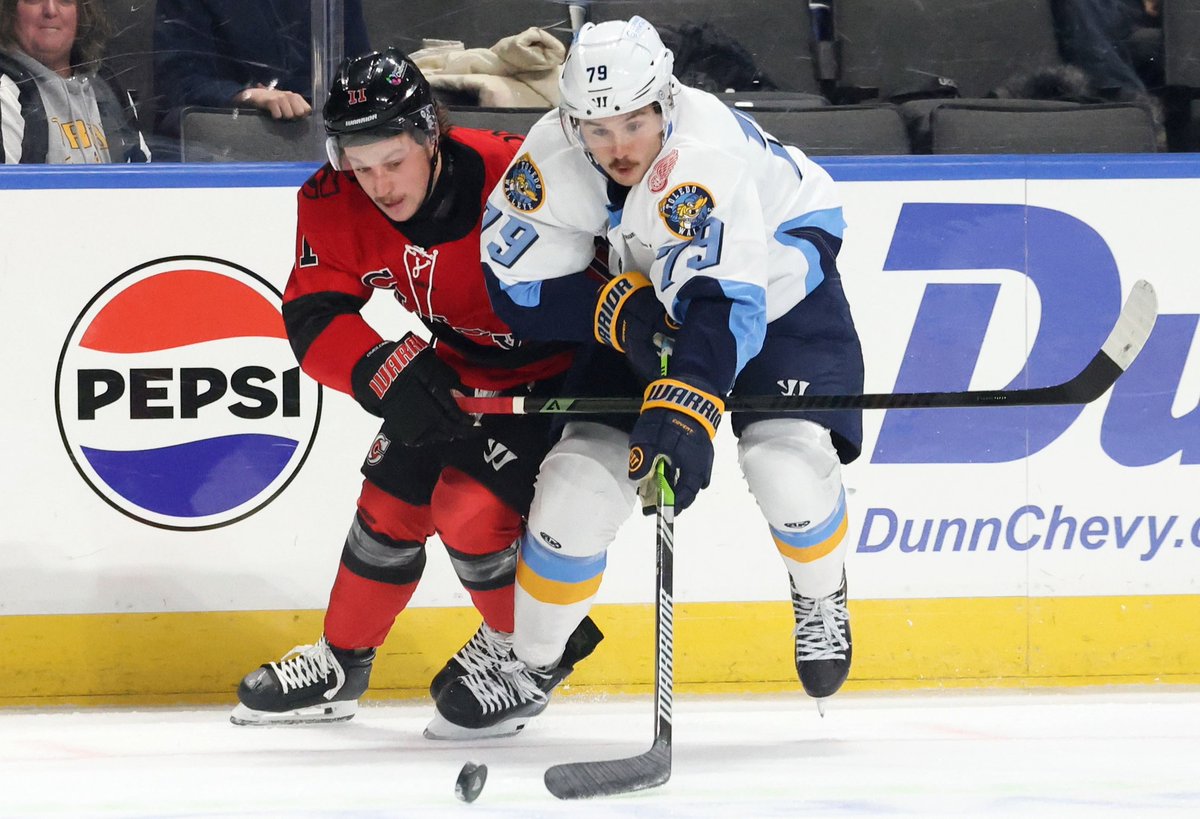 The Toledo Walleye defeat the Cincinnati Cyclones 3-2 in a morning ECHL hockey game at the Huntington Center in Toledo on Wednesday. The game was one of two School Education Days, where area school students fill the stands. 

Gallery: toledoblade.com/sports/walleye…