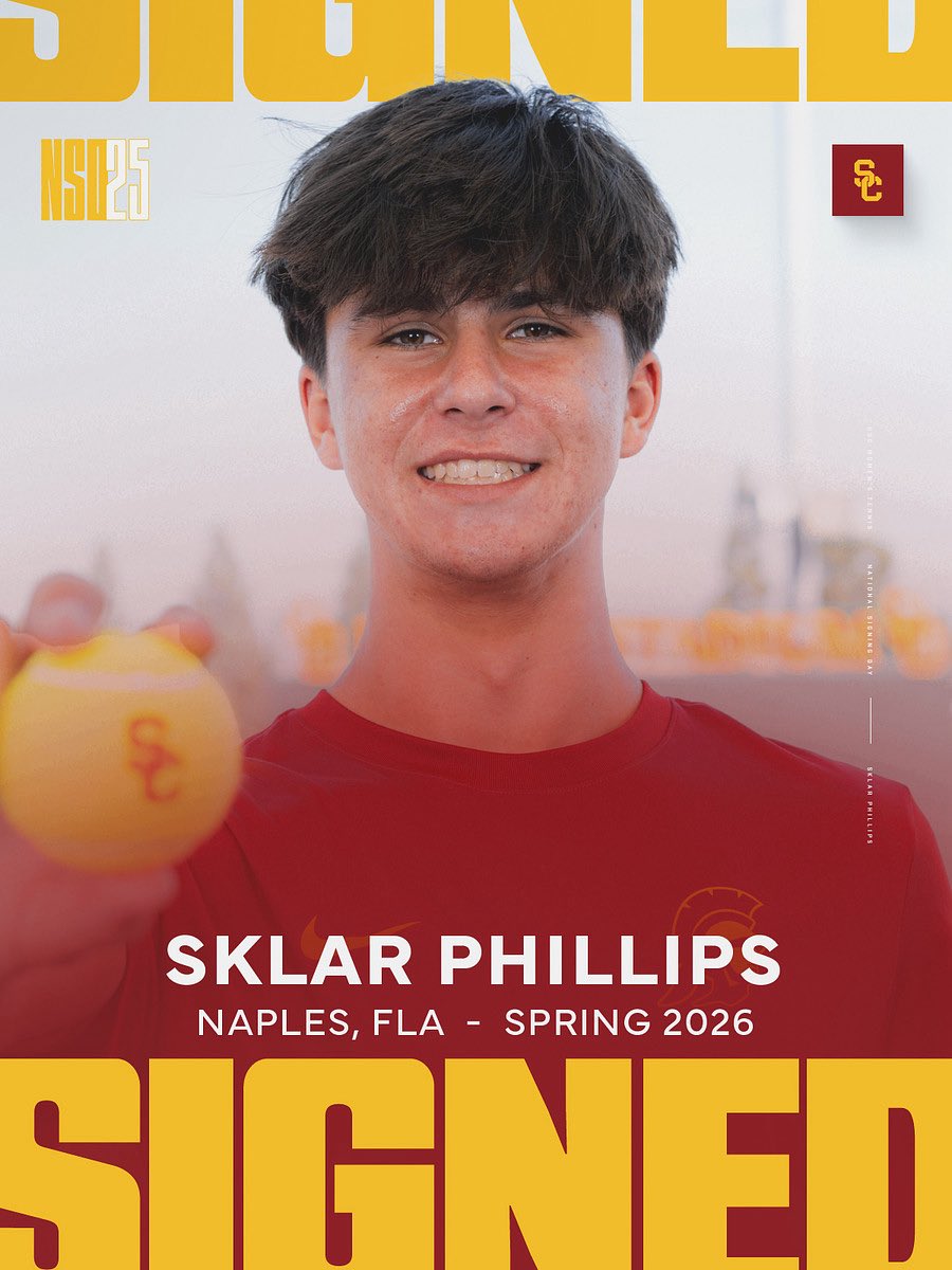SKLAR PHILLIPS, WELCOME TO USC✌️‼️ 

The Florida Blue-Chip recruit will join the Trojans this spring🗡️