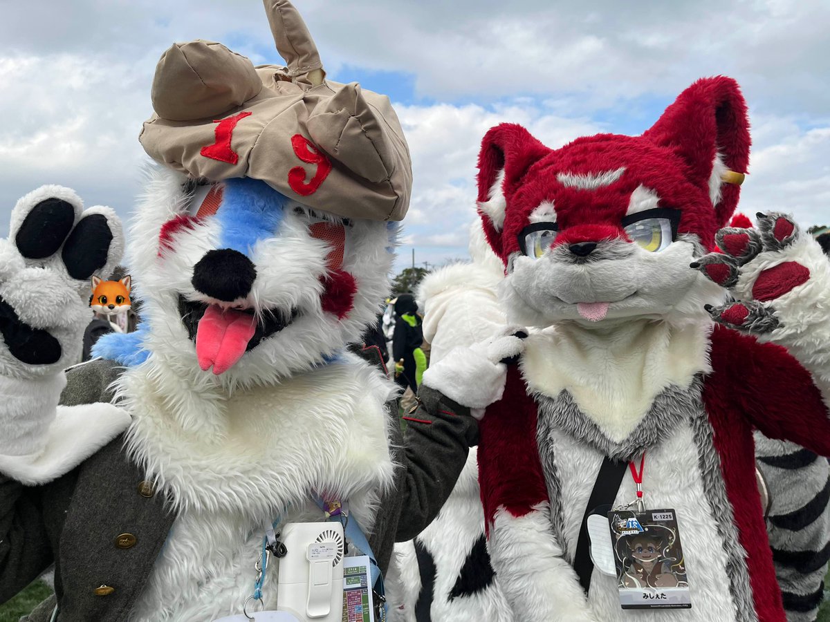 おはよぉなのだ！！
わんわん合わせ🐶なのだー！！
#Kemocon18