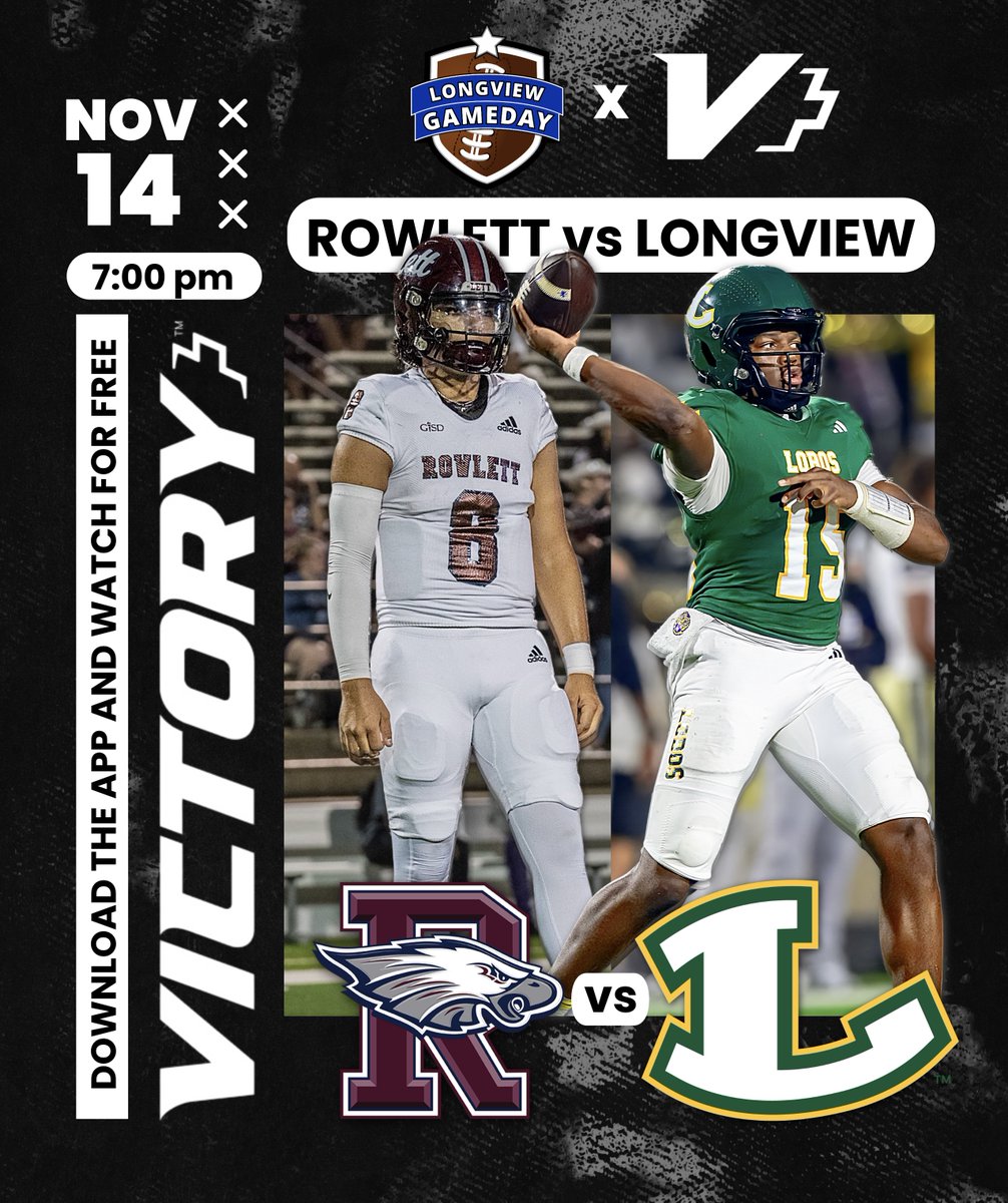 Victory +, Home of the Texas Rangers and Dallas Stars, has picked up the rights to broadcast the Bi-District Playoff Game in Garland on Friday Night.

We've got good news though... we will be the Broadcasting crew for that game. If you download the <a href="/victoryplustv/">Victory+</a>  app, you will