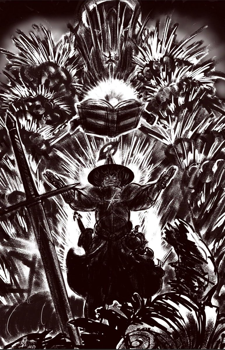 Ericlvargas7's tweet photo. @gigimurin Another of my oc's I dubbed the Boom Witch, her mission is to free accused witches and battle inquisitors and the state for the Witch Council and Association. https://t.co/N35bHHymEC