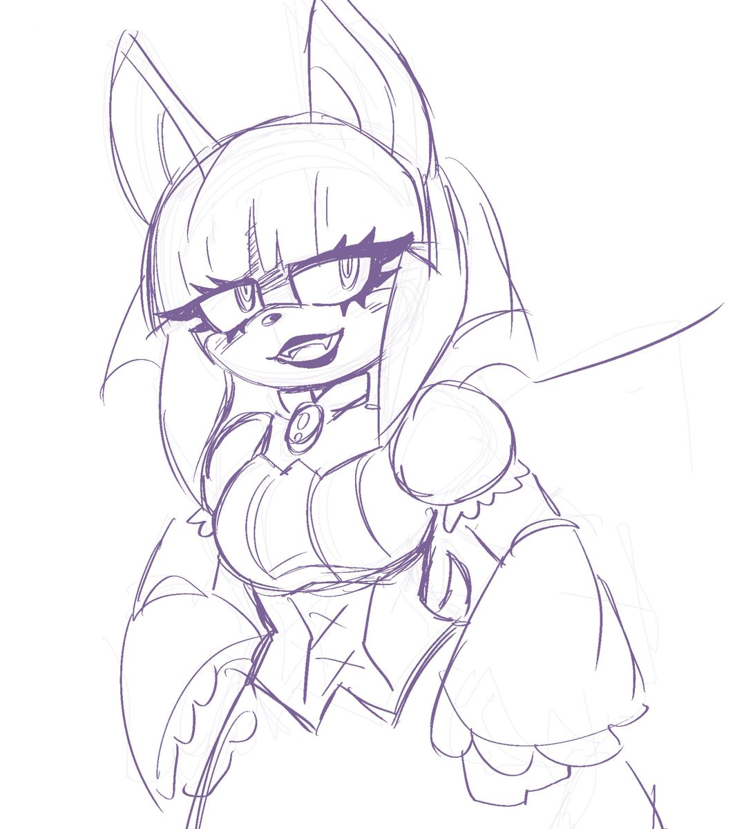 rouge's vampire sister, blanc