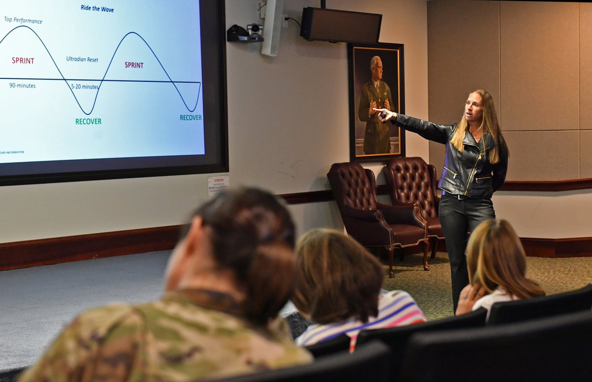 mistressM547's tweet image. Dr. Brittany Loney, director and creator of the Elite Cognition and Human Optimization program, spoke at #USSOCOM Wellness Week about cognitive performance and techniques focused on The Optimal Day. She has over 12 years of experience training #SOF personnel. #People #Transform