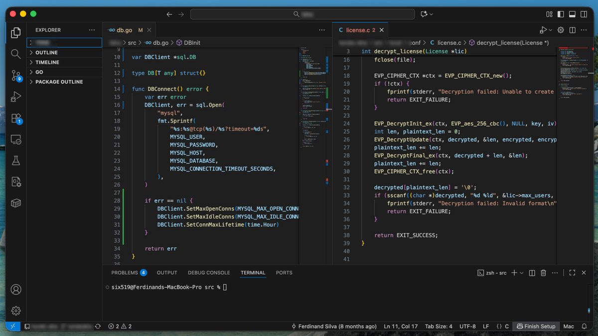 ferdinandsilva's tweet photo. Updating our server app in C and the Go web API service that controls it. C &amp; Go developer for now :P https://t.co/rahiTZQYLs