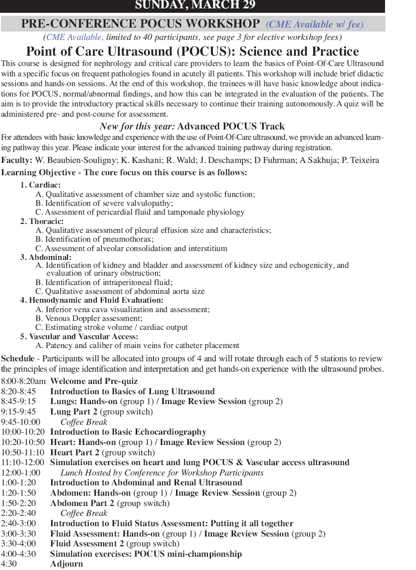 POCUS Power: Hands-On Skills for Critical Care Mastery
Transform your bedside care with our immersive POCUS workshop! Get expert-led, hands-on training in cardiac, thoracic, abdominal, and vascular ultrasound. 
Limited seats—reserve yours now! #POCUS #AKICRRT2026