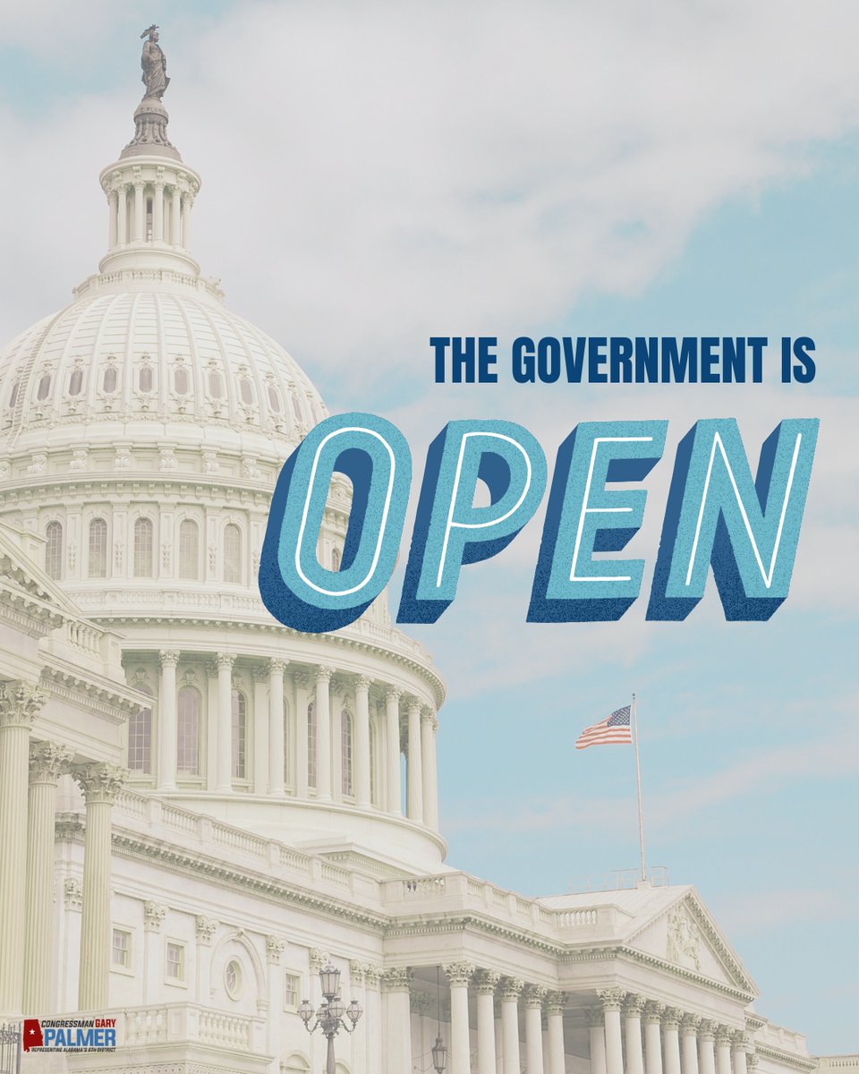 For over 40 days, the Democrats have held the government hostage in exchange for a radical wish list and campaign support from Marxist billionaires. 

Finally, we have ended the #SchumerShutdown and can put this nightmare behind us.