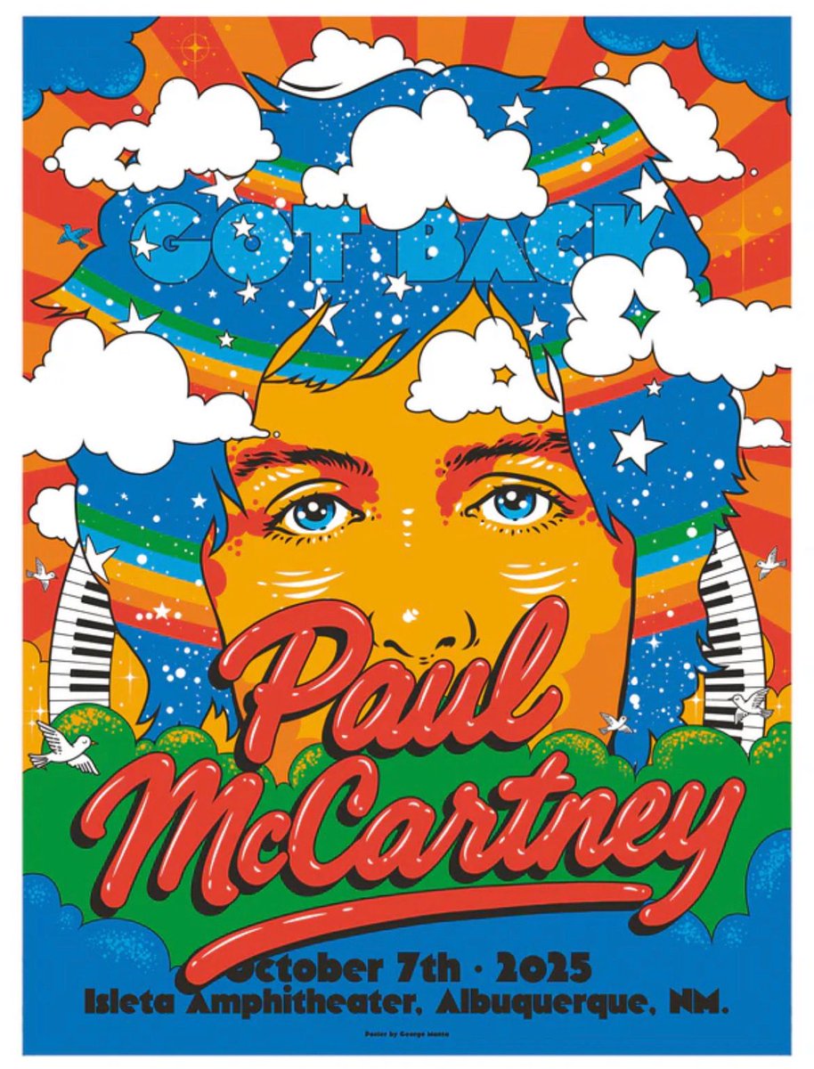 Can Stevie hire Paul McCartney’s tour poster designer pls ??