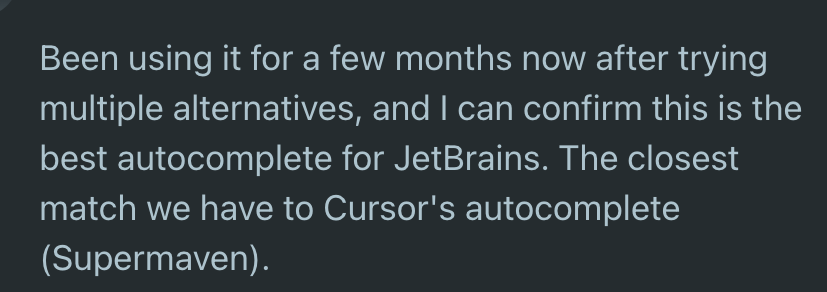 if you use JetBrains, you'll like Sweep