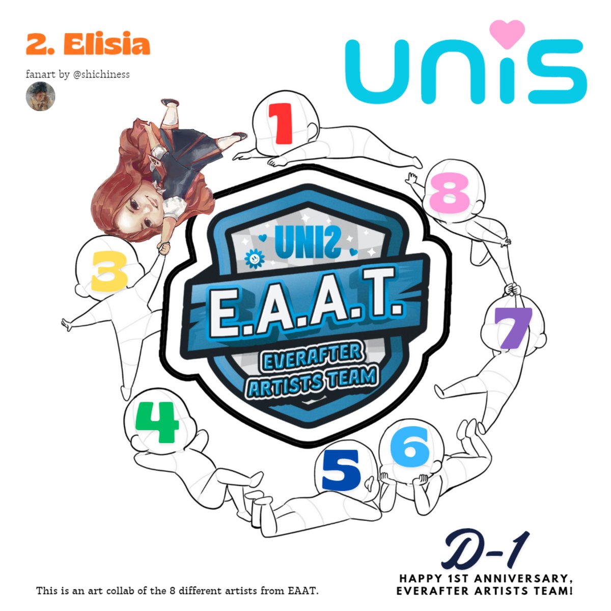 ea_artiststeam's tweet photo. 🚨fanart reveal🚨 pt.8

For UNIS: An Art Collab by EAAT
(In celebration for EAAT's 1st anniversary and UNIS' MAMA nomination)

2. ELISIA fanart by @shichiness

#UNIS #Unis_EAAT
#Unis_EAAT_ANNIVERSARY https://t.co/AIkNuzo5hb