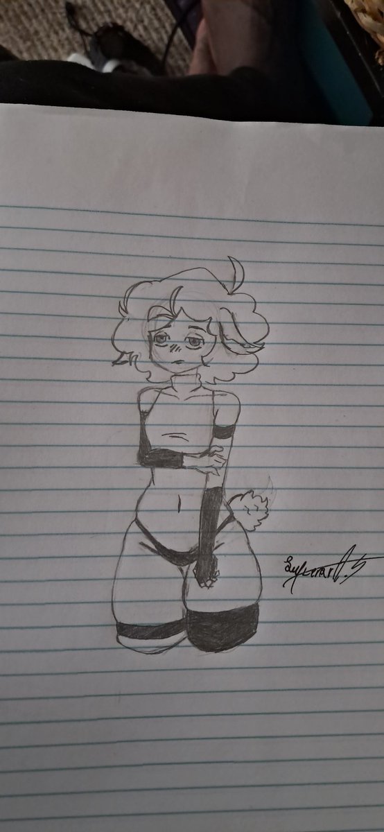 LevarSalmon's tweet photo. Sorry, I'm not posting as often as I should I'm trying, life is hard😔
 but here's some more drawings of mine😄

( I used the reference for this but I forgot where I got it) https://t.co/tTZYzlSZBQ