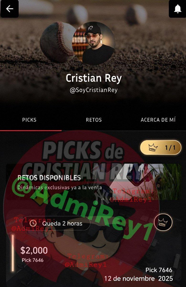 Mis panas 17 🔄 y 33 ♥️ y les suelto la última jugada del día de Cristian rey 🤴

t.me/Reventareys