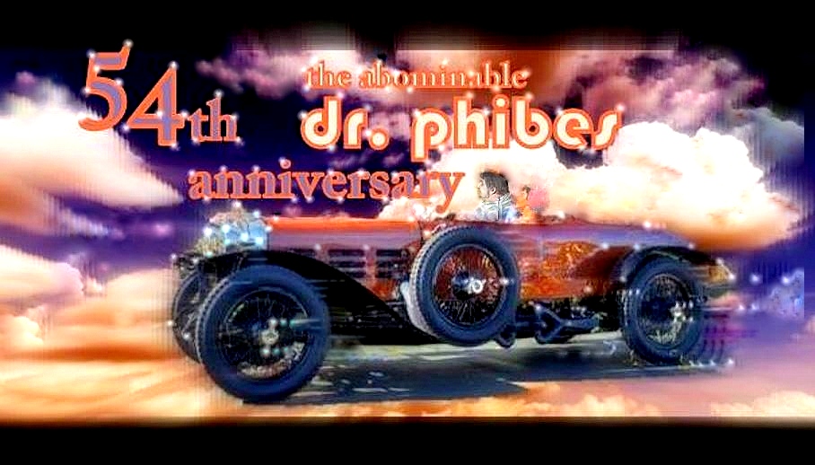 PhibesForever's tweet image. Take a drive with Dr. Phibes and Vulnavia and join them in celebrating the #54thanniversary of #THEABOMINABLEDRPHIBES! Buy and Read the #DrPhibesBookSeries today and become a #DrPhibesPhanforever #DRPHIBES #drphibesrisesagain #DRPHIBESINTHEBEGINNING amazon.com/stores/William