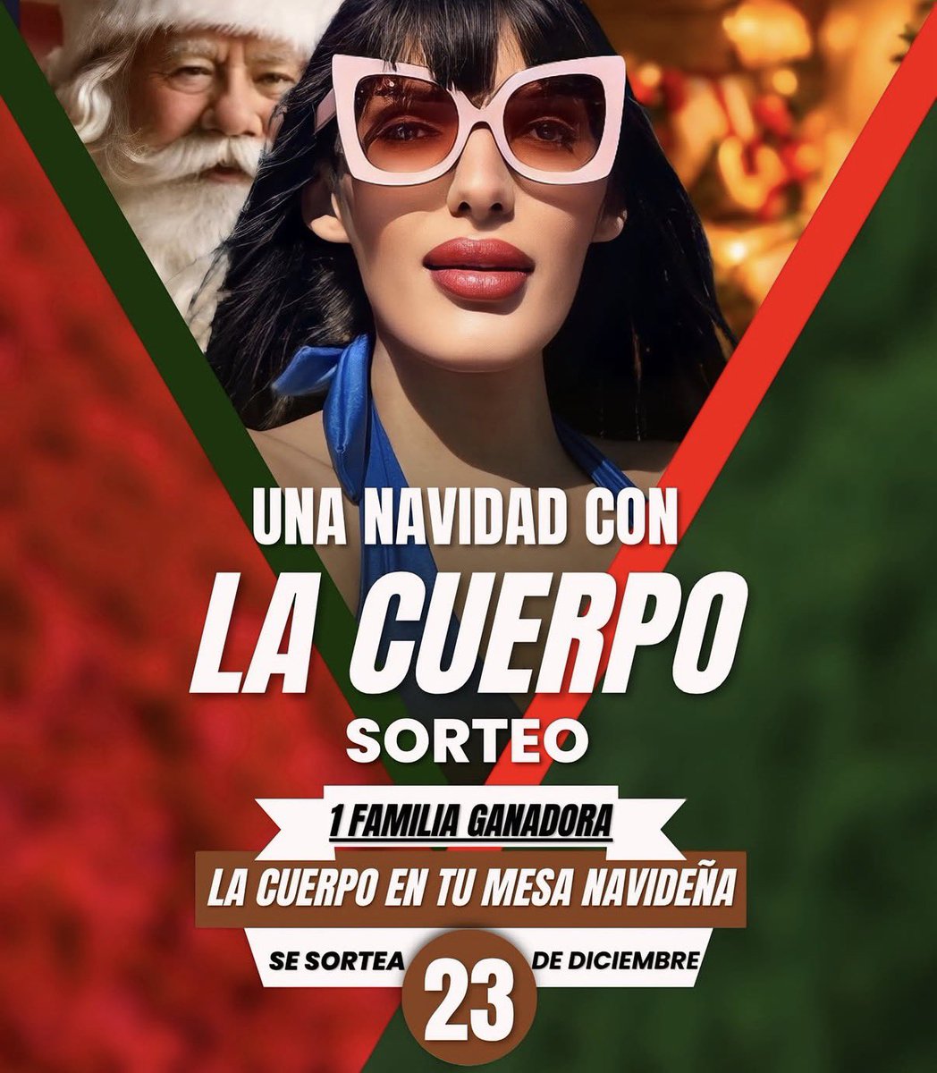 RealTimeRating's tweet image. La Cuerpo sortea estar en la mesa navideña de una familia el 24 de diciembre.