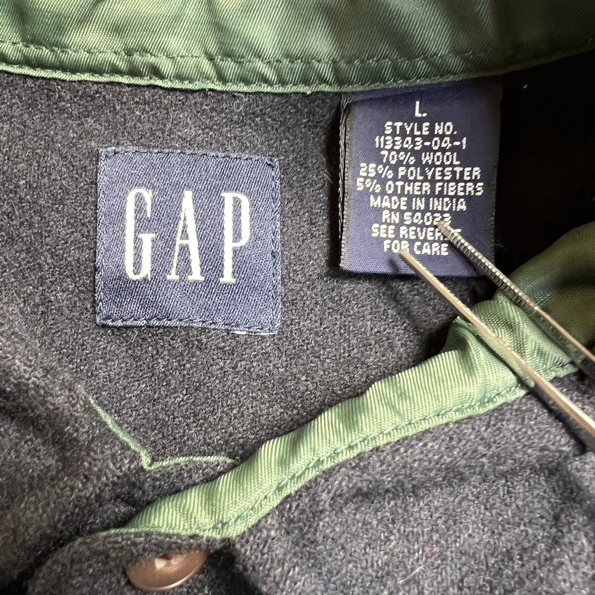 UnionWith87240_'s tweet image. 🧥 GAP Wool CPO Jacket
無骨で上品。2000s初期のオールドギャップ。
厚手ウールでアウター感覚に羽織れる一枚。
#gap #oldgap #cpojacket #アメカジ #unionwith
🛒オンラインで販売中