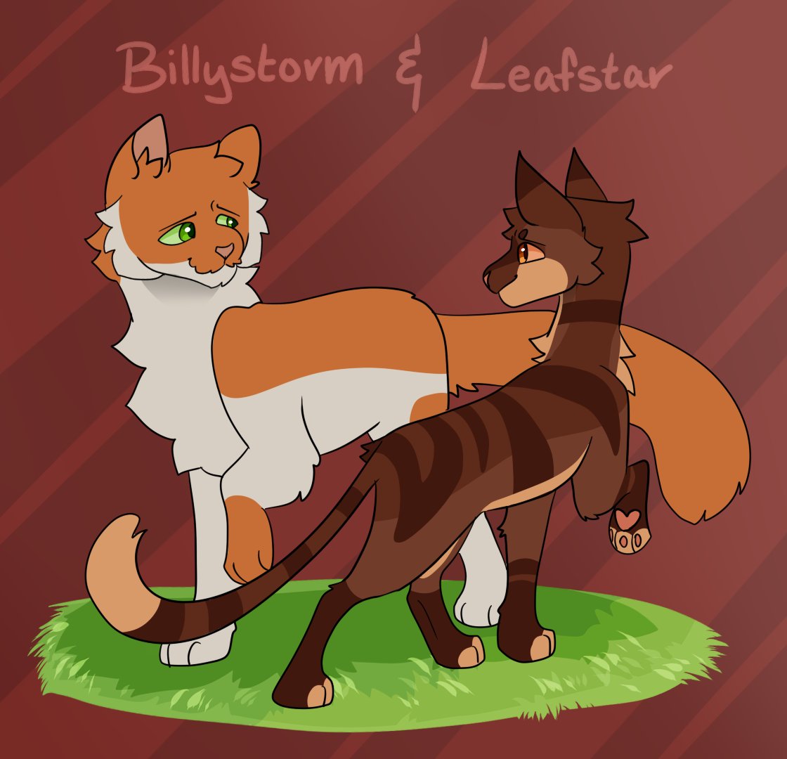 Day 10 of drawing a different warrior cat every day of November

Today's cats are Billystorm and Leafstar!
#warriorcats #warriors #wctwt #fanart