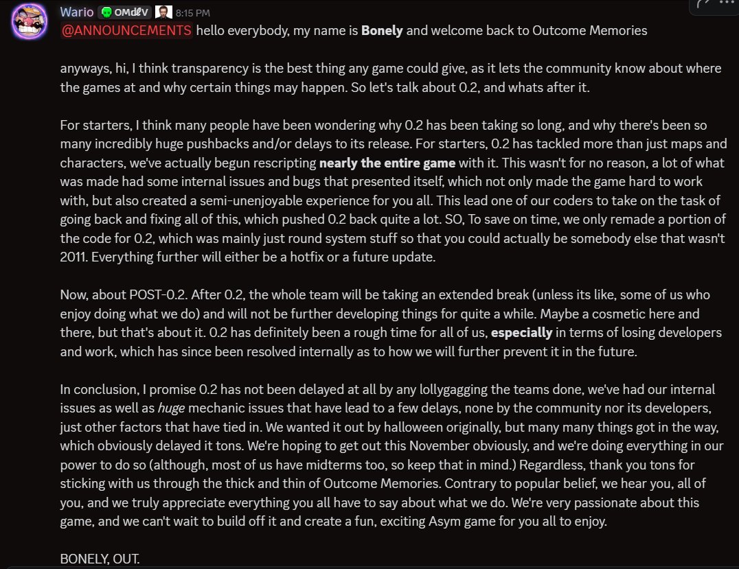 zyphyoutube's tweet image. #outcomememories hoping that this doesnt make 0.2 delayed further with the recoding.