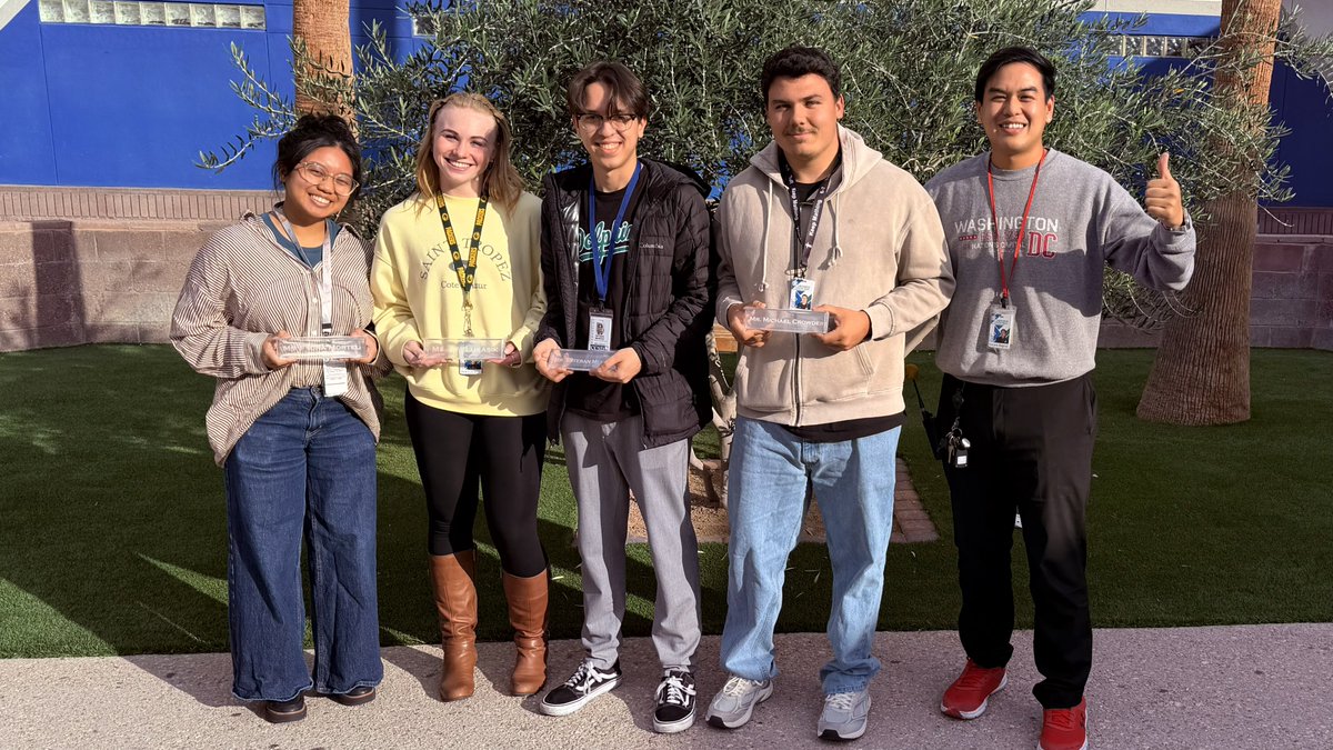 I am so proud to have brought student teachers back to GJHS and pairing them with some of our model teachers. These 4 started their journey in Jan 2025 and are about to graduate from <a href="/unlv/">UNLV</a> ! Congrats on finishing the journey, and good luck on the next chapter! <a href="/ClarkCountySch/">CCSD</a>