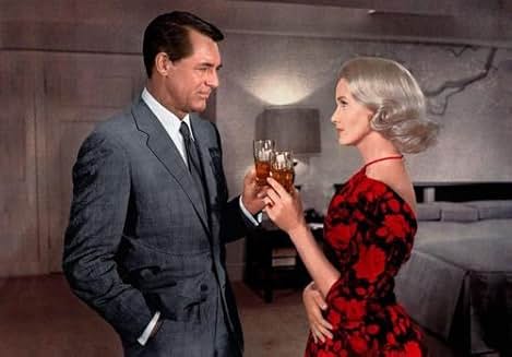 #NowWatching North By Northwest (1959) with Cary Grant, Eve Marie Saint, James Mason.  A New York City advertising executive goes on the run after being mistaken for a government agent by a group of foreign spies, and falls for a woman whose loyalties he begins to doubt.