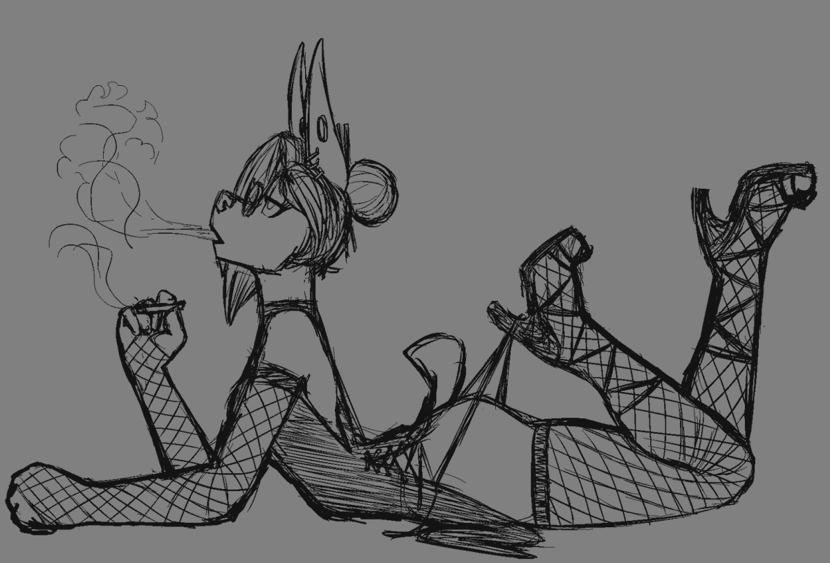 a meia não vai até a bunda então vai a calcinha mesmo