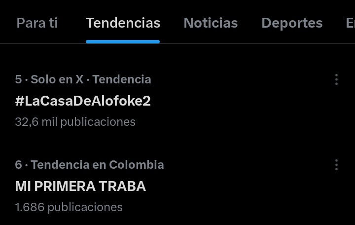 Ya somos tendencia número 6

MI PRIMERA TRABA
