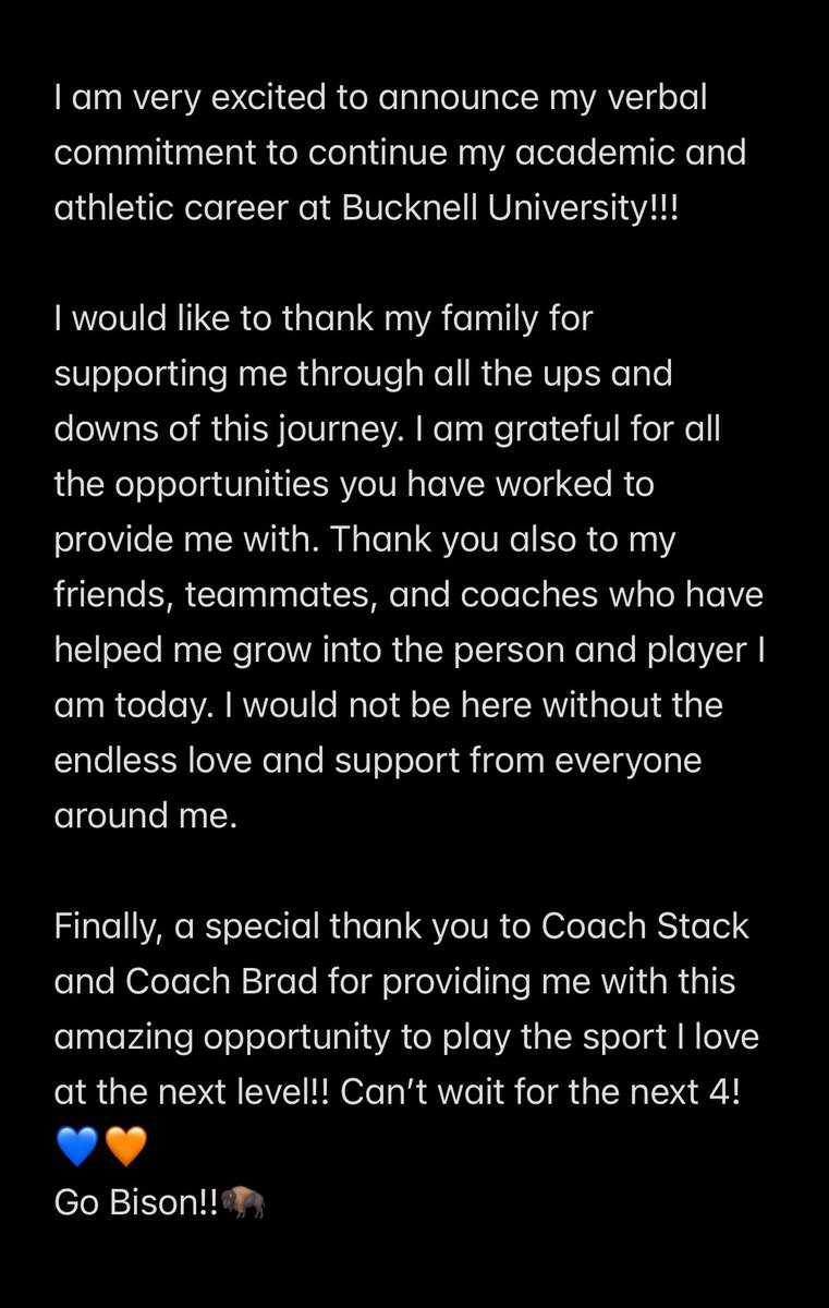 CarlyBickle's tweet image. Bucknell ‘30💙🧡🦬
@Bucknell_SB @CoachBradPosner @18UChaosMoran @PAChaosFastptch @chaosspina @sfrick7