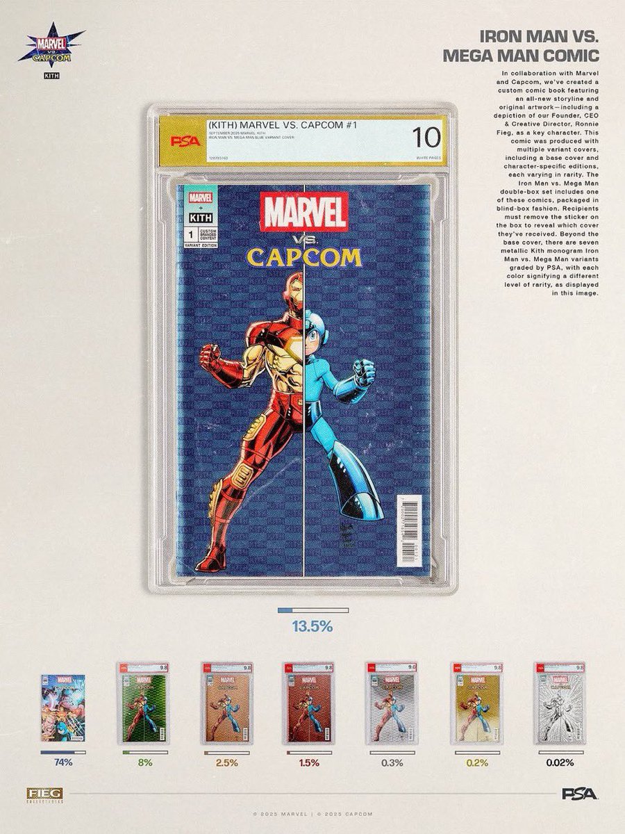 Kith x ASICS for Marvel vs. Capcom コラボスニーカーが国内11月14日