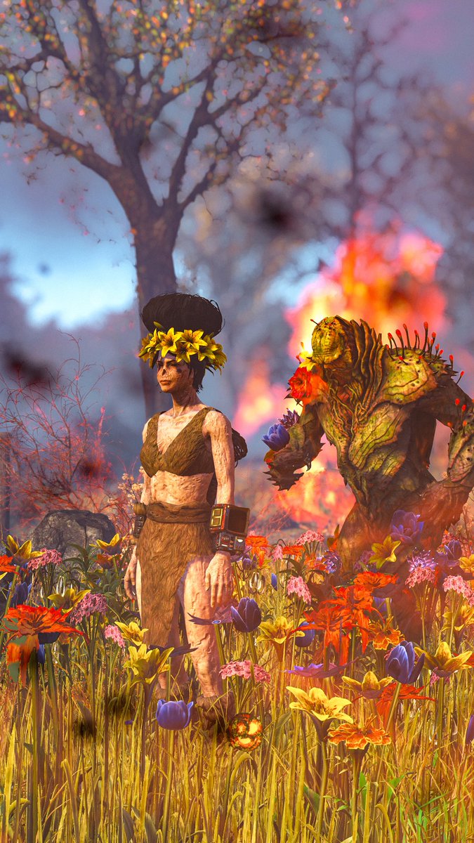 My new man bringing me flowers #Fallout76 <a href="/Fallout/">Fallout</a>