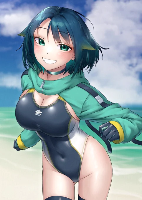 寒すぎるね!! そういう時は競泳水着だね!?