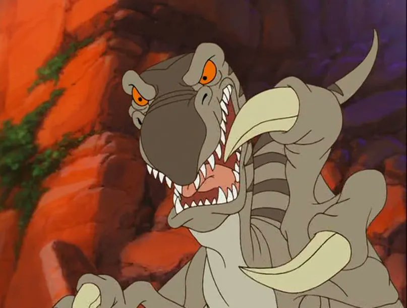 ManticoreFire's tweet photo. #LBT37Countdown #LandBeforeTime #LandB4Time
#7 The Pterano Flashback in Stone of Cold Fire

I've always wondered if any of the background characters from the first movie died in this sequence. Wouldn't it be crazy if, like, Rooter ended up in Pterano's herd, for example?🧵 https://t.co/IlWF40Nxre
