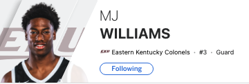 OdjHoops's tweet photo. Stud. MJ Williams. Remember the name. https://t.co/Z8RdVgR1Gy