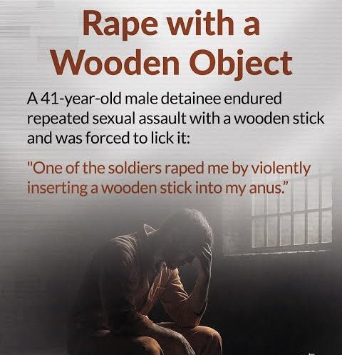 shameensuleman's tweet photo. 🟥 THE 10 NOVEMBER TESTIMONIES | SYSTEMATIC SEXUAL VIOLENCE AGAINST PALESTINIANS BY ISRAELI WAR CRIMINALS
Sources: @pchrgaza 🧵🧵

🔳 Overview

▪️ On 10 November 2025, the Palestinian Centre for Human Rights (PCHR) released the strongest testimonies yet from Palestinians detailing systematic rape, sexual torture, forced stripping, filming while naked, and threats of gang rape inside israeli detention.

▪️ These testimonies align with years of findings by UN bodies, Amnesty, HRW, PHRI, and B’Tselem.

▪️ And still not one major Western broadcaster has given this the attention it demands.

🟥 WHAT THE SURVIVORS SAID (10 NOVEMBER PCHR REPORT)

🔳Testimony 1 – T.Q.

“One of the soldiers raped me by violently inserting a wooden stick into my anus. After about a minute he raised it, then inserted it again with even more force. I screamed loudly, and after another minute he pulled it out and forced me to open my mouth, then put the stick in my mouth to lick it. The humiliation was unbearable I lost consciousness for a few minutes.”

▪️Testimony of T.Q., a 41-year-old Palestinian father, arrested while displaced inside Kamal Adwan Hospital in December 2023. He was subjected to sexual torture during 22 months in Israeli prisons, including degrading insults, threats to bring his wife and rape her, and rape with a wooden stick.

🔳Testimony 2 – M.A.

“The soldiers ordered me to kneel with six other detainees, then they raped us using a glass bottle that they inserted and pulled out of our anuses. It happened to me four times, and each time they would insert and pull it out about ten times. We were screaming me and the other detainees. They violated our dignity and destroyed our spirit and any hope we had for life.”

▪️Testimony of M.A., an 18-year-old Palestinian young man, arrested by Israeli forces while trying to obtain humanitarian aid from one of the Gaza Humanitarian Foundation distribution sites.

🔳Testimony 3 – N.A.

“I cannot describe what I felt; I wished for death every single moment. After I was raped, they left me alone, handcuffed to the bed, without clothes, for many long hours. I could hear the soldiers outside speaking Hebrew and laughing.”

▪️Testimony of N.A., a 40-year-old Palestinian mother, arrested at an Israeli military checkpoint in northern Gaza, who was subjected to rape four times by Israeli soldiers before she was released

🔳Testimony 4 – A.A.

“I was taken along with a group of detainees in a humiliating manner to a place far from the cameras, a corridor between the sections. They completely stripped us naked, then brought the dogs. The dogs climbed on top of us and urinated on me. Then one of the dogs raped me.”

▪️Testimony of A.A., a 35-year-old Palestinian father arrested while in Al-Shifa Hospital in Gaza City. He spent 19 months in Israeli prisons, during which he was raped by a trained dog in Sde Teiman military camp.

▪️PCHR’s conclusion:
This is systematic sexual torture a policy, not an accident.

🟥 THE CRUCIAL POINT: WESTERN MEDIA REFUSES TO REPORT THIS

🔳 @BBCNews
No headline. No feature. No segment. Silence on the 10 November rape testimonies.

🔳 @SkyNews
Zero coverage.
Hours of rolling coverage for unverified allegations against Palestinians, but nothing for documented rape of Palestinians by israeli forces.

🔳 @guardian @guardiannews 
No report dedicated to the testimonies.

🔳 @thetimes Nothing
🔳 @Telegraph Nothing
🔳 @Independent Nothing
🔳 @CNN @CNNImpact Silence
🔳 @NBCNews Silence
🔳 @ABC @ABCWorldNews Silence
🔳 @CBSNews Silence
🔳 @FoxNews Silence
🔳 @nytimes Silence
🔳 @washingtonpost Silenc

Every single one covered unverified 7 October claims relentlessly.
None covered verified Palestinian rape testimonies released on 10 November.

🟥 WHERE THE STORY HAS BEEN COVERED

🔳 @The_NewArab 
Covered PCHR’s findings directly and immediately.
🔳 @MiddleEastMnt Middle East Monitor
Ran a full piece on systematic sexual violence.
🔳 @MiddleEastEye
Reported the PCHR testimonies in detail.
