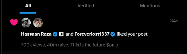 Hexoro_'s tweet photo. When the founder supports the movement... $PALs https://t.co/XdS0qDxGQH